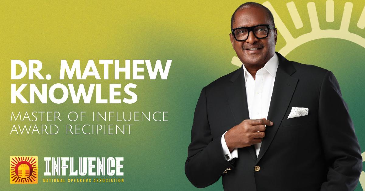 Leading Keynote Speaker Mathew Knowles to Receive Master of Influence Award