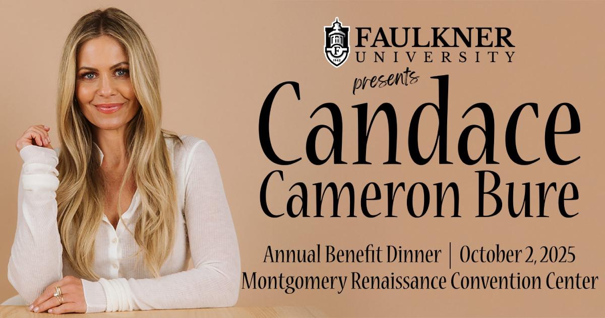 Keynote Speaker Candace Cameron Bure To Deliver Address at Faulkner University Event